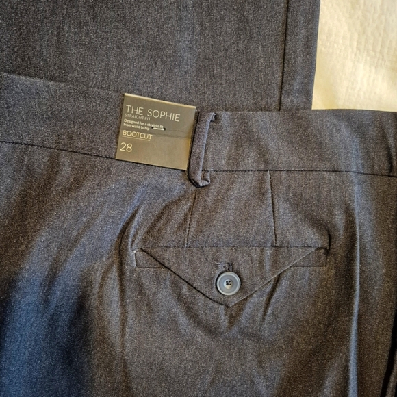 Lane Bryant women's size 28R BlueThe Sophie straight fit bootcut dress pants NWT - Picture 6 of 11